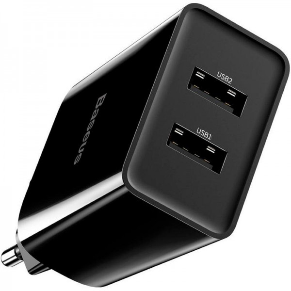 Сетевое зарядное устройство Baseus Speed Mini Dual U Travel Charger (TZCCFS-R01)