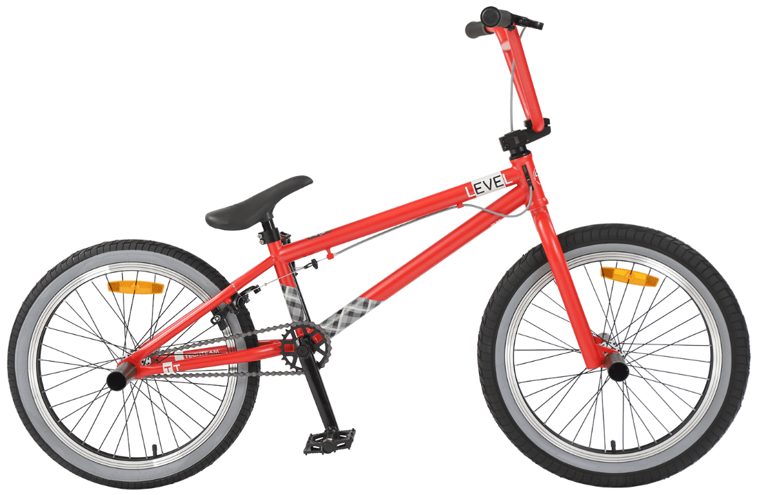 Велосипед TechTeam BMX TT Level 20"х20.5" 2020 Red