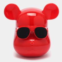 Беспроводная колонка голова медведя B6 Красный