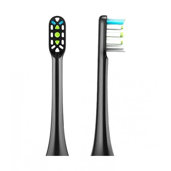 Сменные насадки для зубной щетки Xiaomi Soocas X3 2 шт. (чёрный)