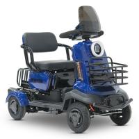 Электроскутер четырехколесный Rutrike Квадро (Синий-3266)