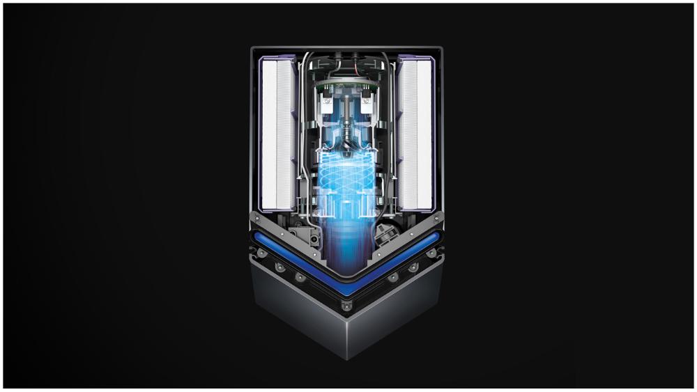 Цифровой двигатель Dyson V4 внутри Airblade V HU02