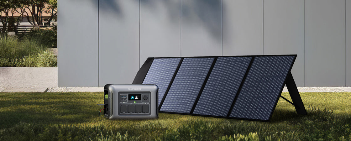 Солнечная зарядка ALLPOWERS R1500 в выездном сценарии
