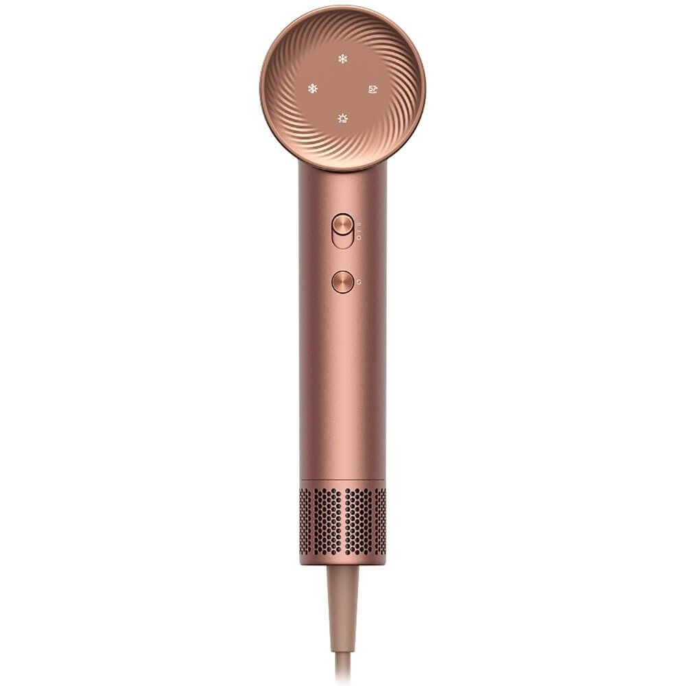 Dreame Hair Glory AHD6A-RS, розовое золото — вид сзади, индикаторы и кнопки управления Dreame Hair Glory AHD6A-RS, розовое золото — вид сзади, индикаторы и кнопки управления