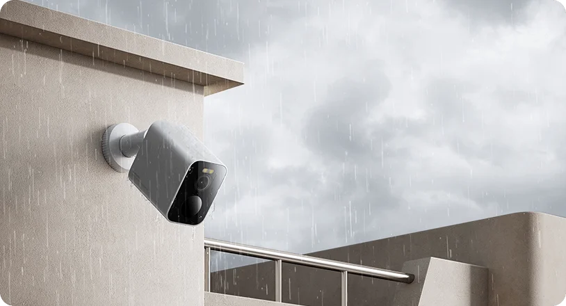 Камера Xiaomi Outdoor Camera BW300 под дождём