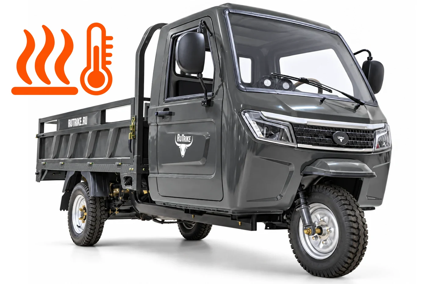 Rutrike Фактор NEXT с обогревом, Серый
