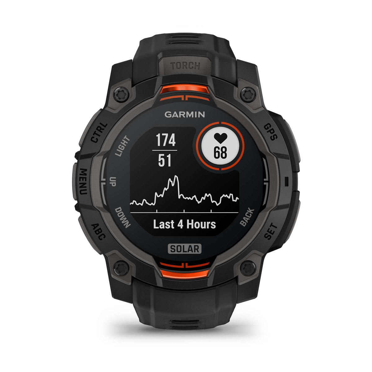 Экран показателей здоровья Garmin Instinct 3 Solar 45 мм