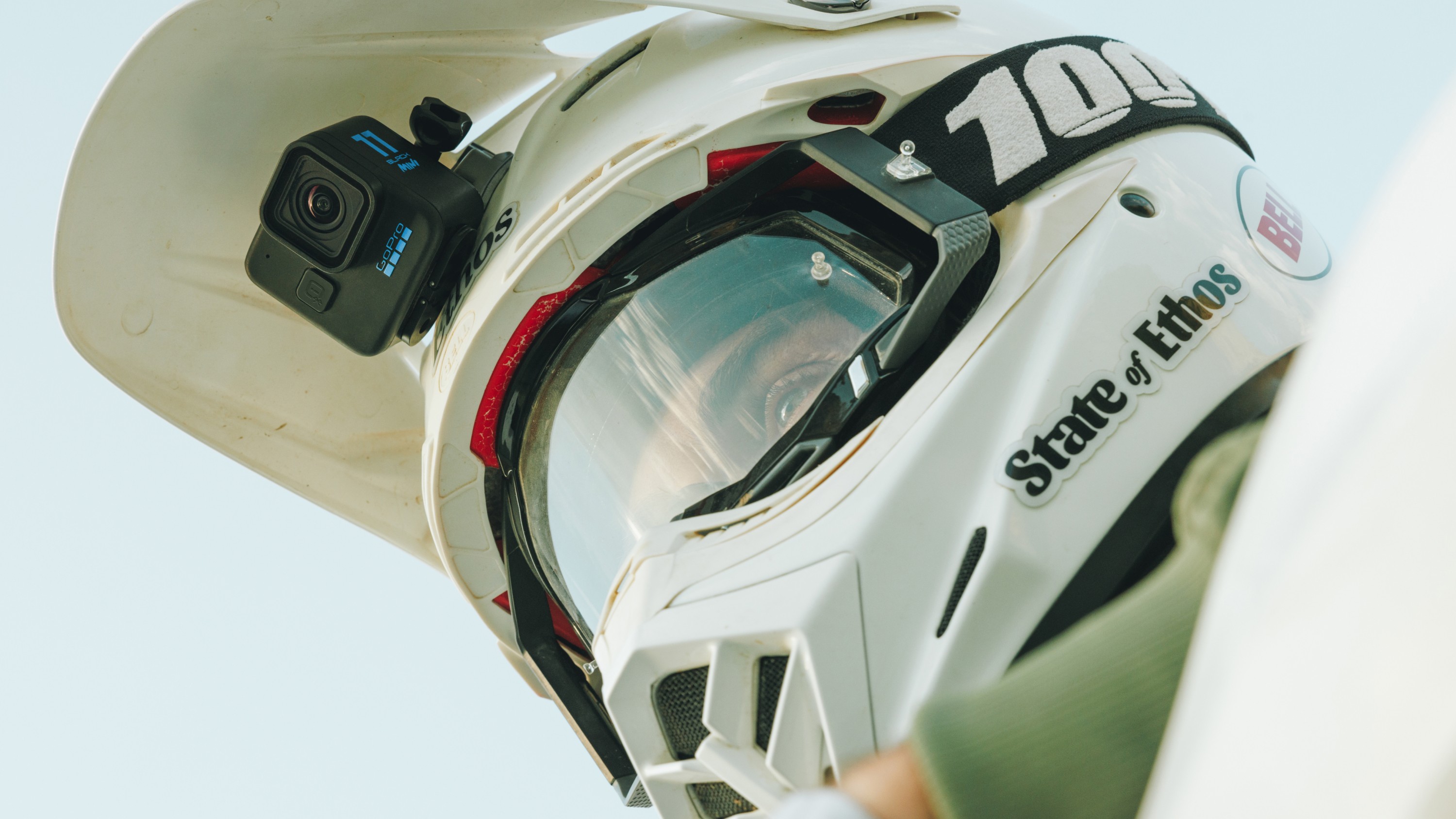 GoPro HERO11 Black Mini на креплении шлема