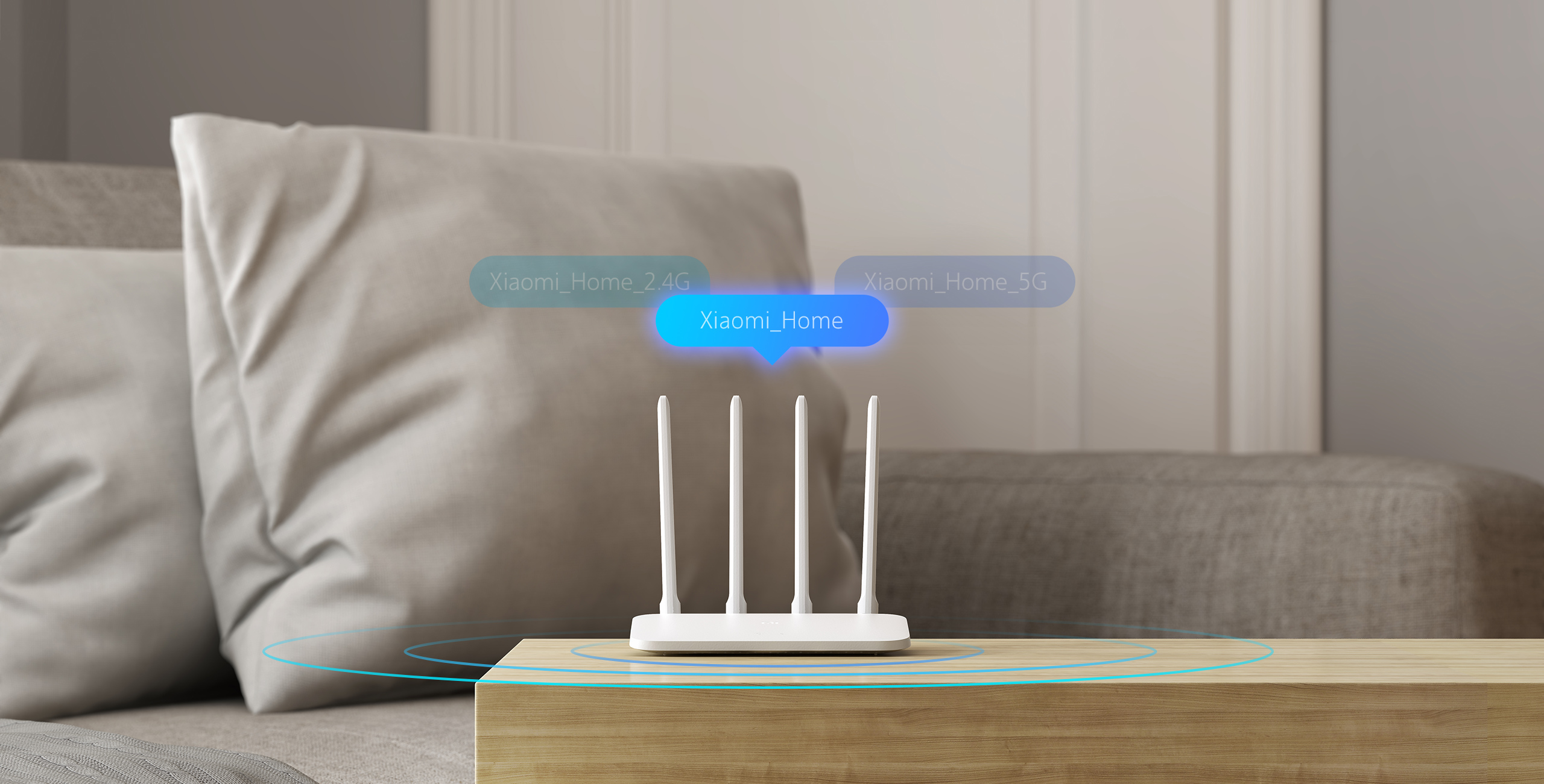 Иллюстрация Xiaomi: Smart Connect с единым именем сети