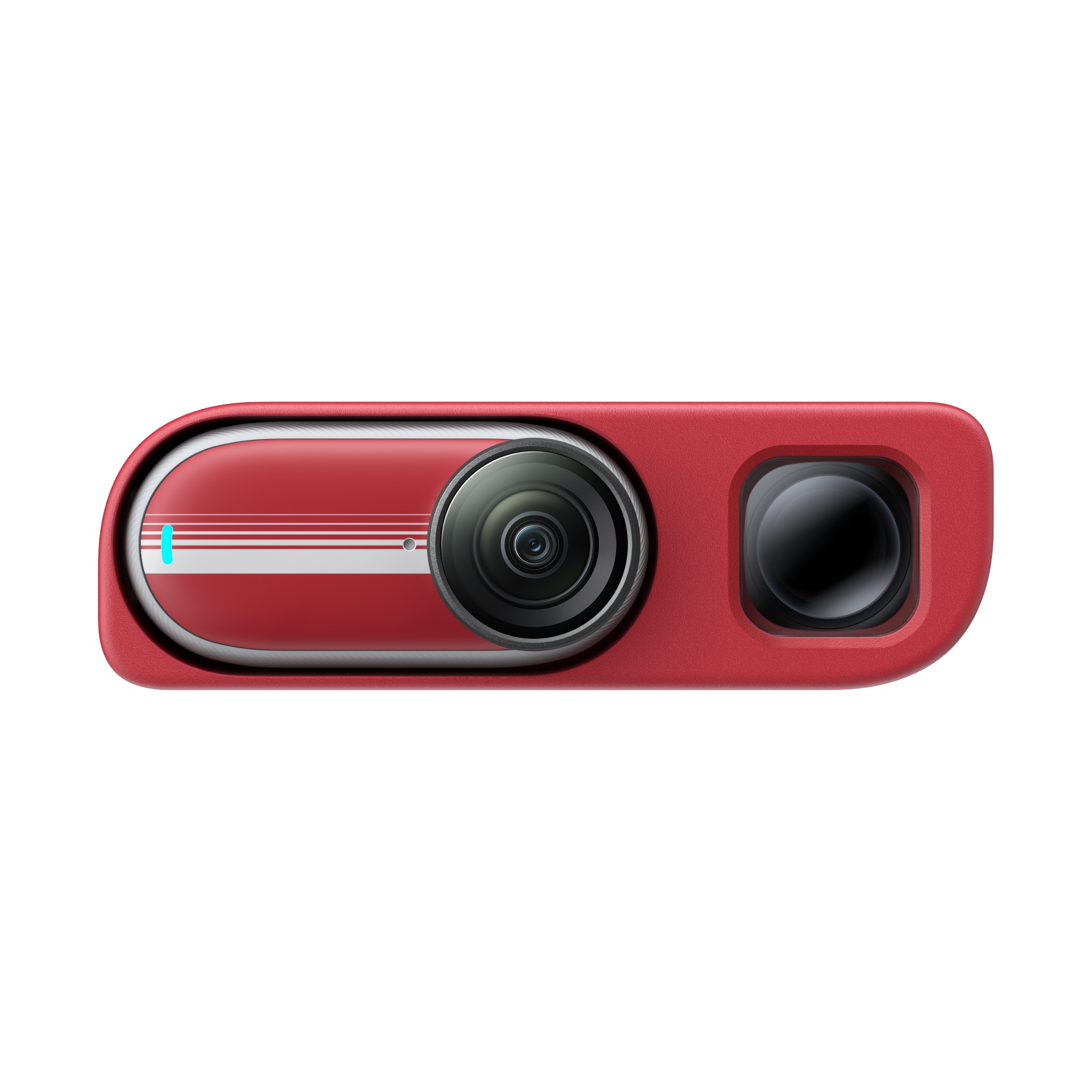Экшен-камера Insta360 GO 3S 128 ГБ, красный, Retro Special Edition — официальный вид 3