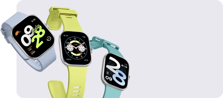 Экран и варианты оформления семейства Redmi Watch 4