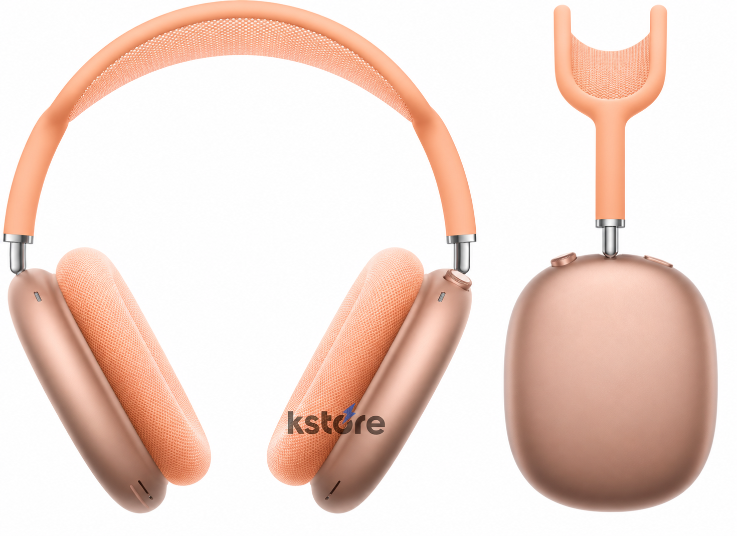 Apple AirPods Max 2 Orange — вид спереди и сбоку