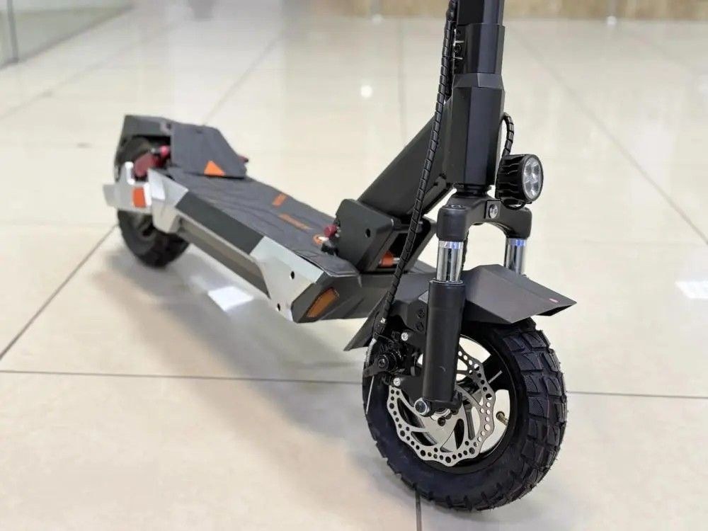 AIMIKO M4 Max, передняя вилка и фара