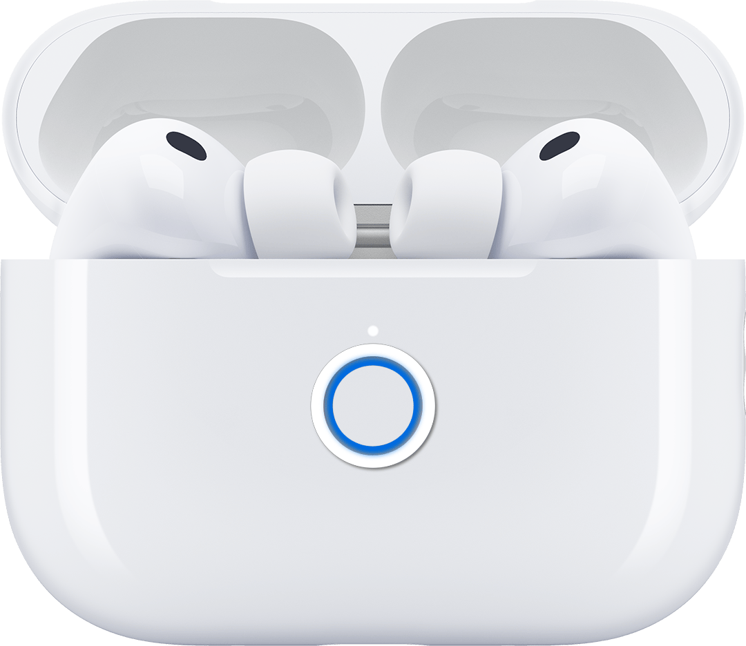 AirPods Pro 3: место двойного касания на передней стороне футляра
