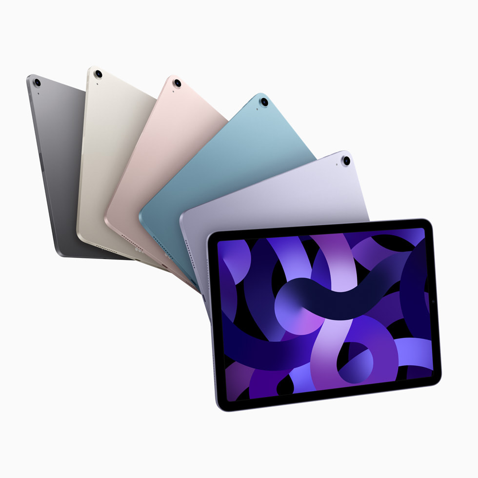 Цвета семейства iPad Air M1 2022