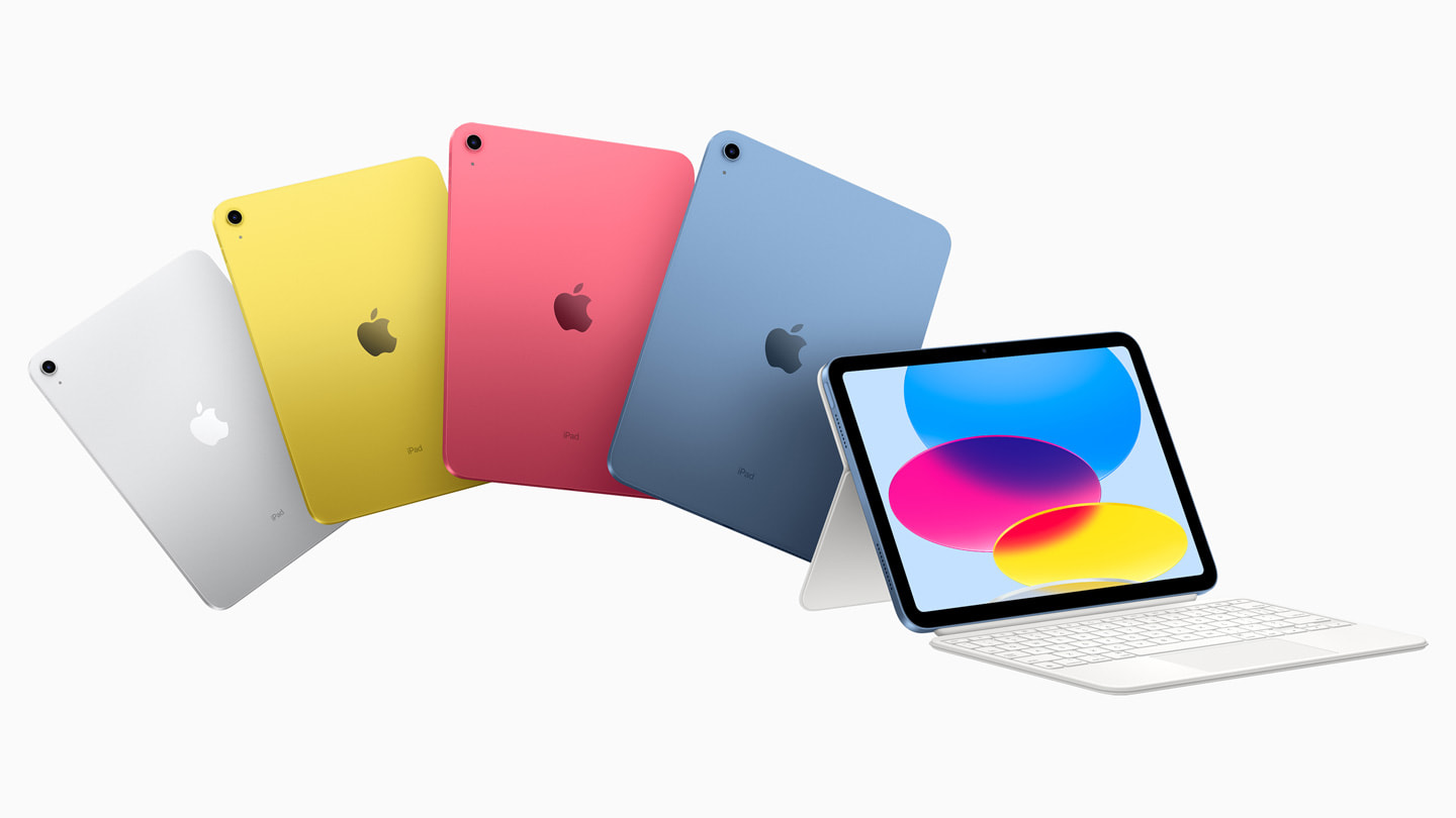 Семейство iPad 10 с совместимыми аксессуарами