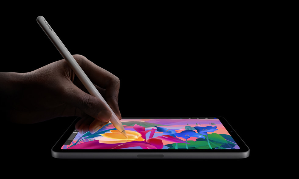 Рисование Apple Pencil Pro на iPad mini A17 Pro