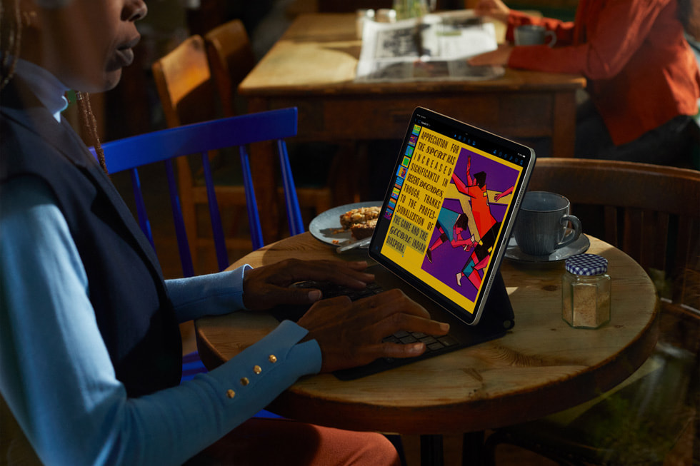 Работа с клавиатурой на iPad Pro M2