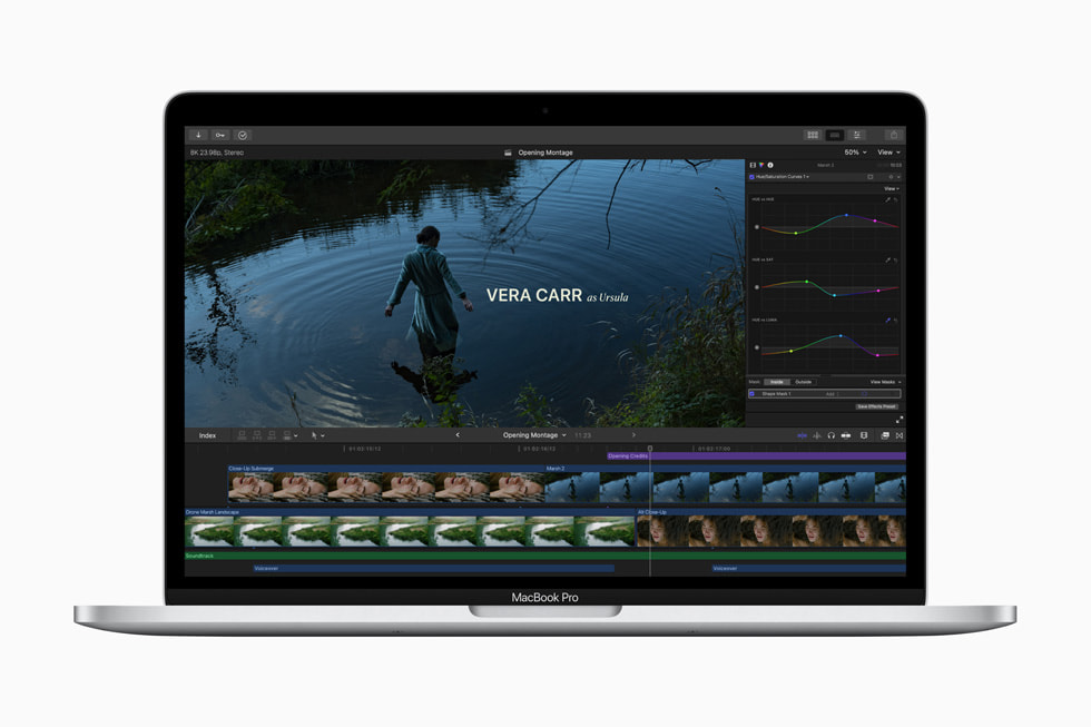 MacBook Pro 13″ M2 — монтаж в Final Cut Pro