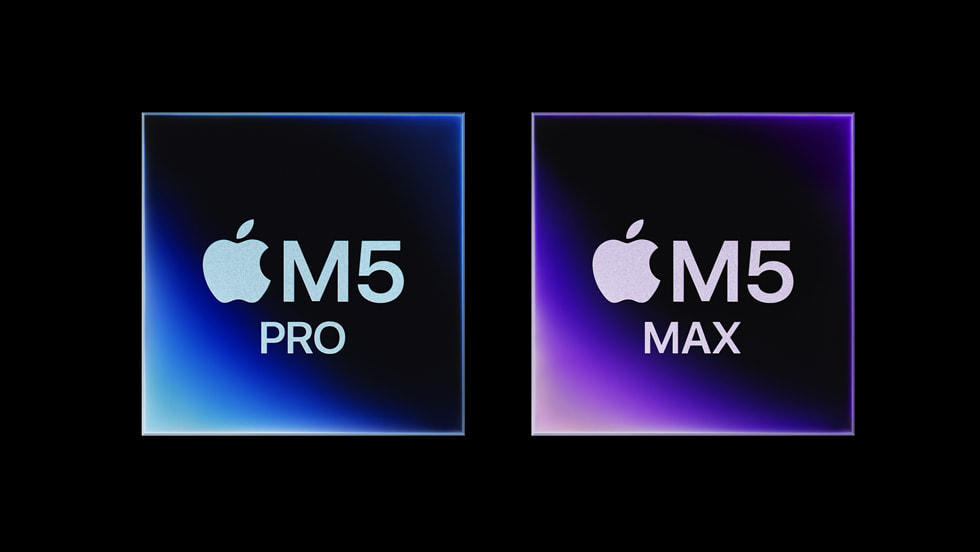 Официальная иллюстрация Apple M5 Pro и M5 Max