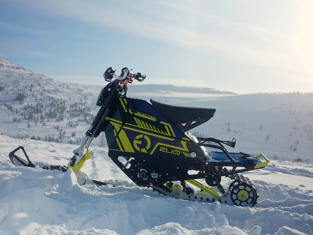 Электросноубайк ELIQ Спорт 72V