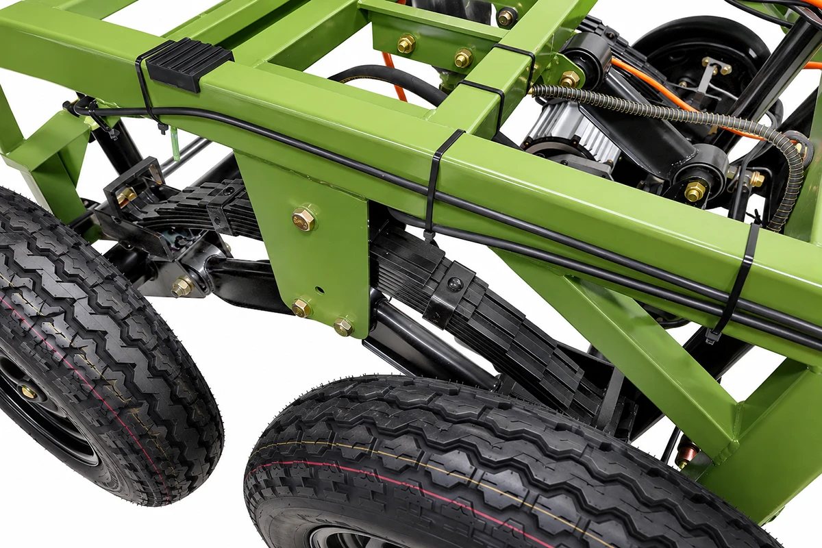 Грузовой электротрицикл Rutrike Каскад 1600 60V1500*2W (Зеленый-3295), кадр 8