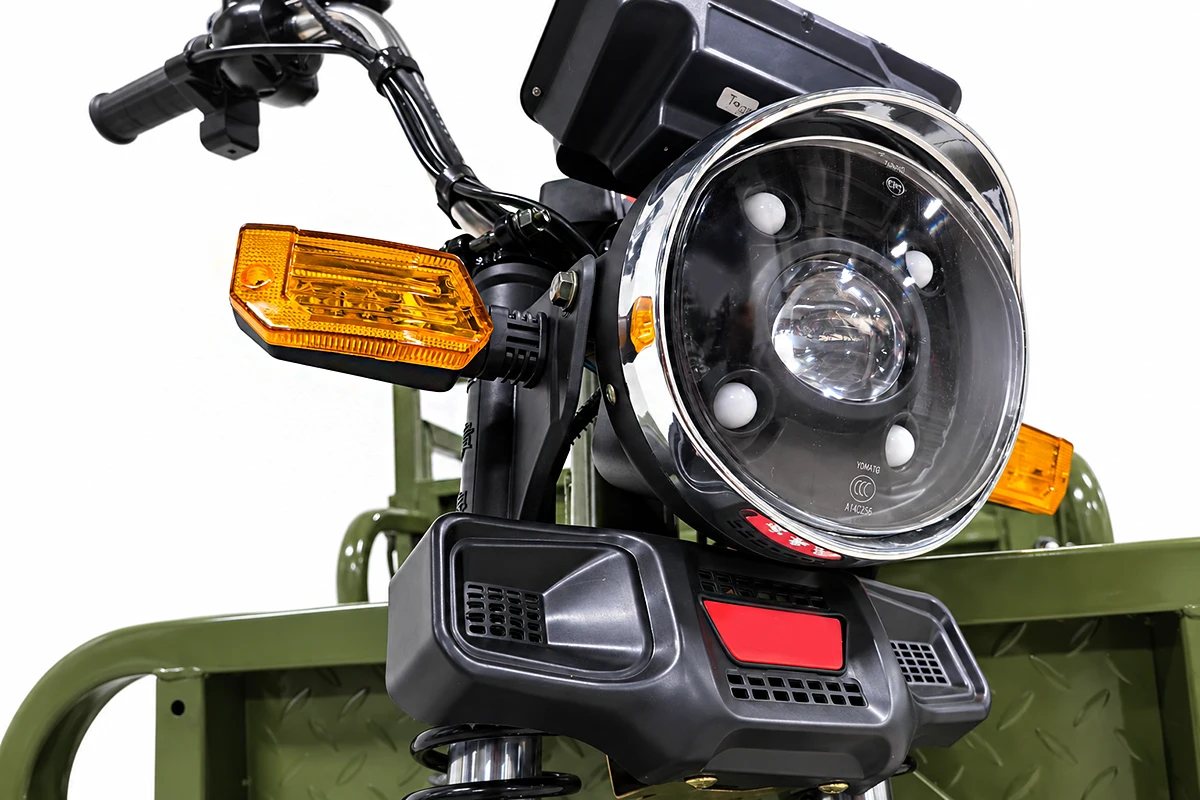 Грузовой электротрицикл Rutrike Каскад 1600 60V1500*2W (Зеленый-3295), кадр 1