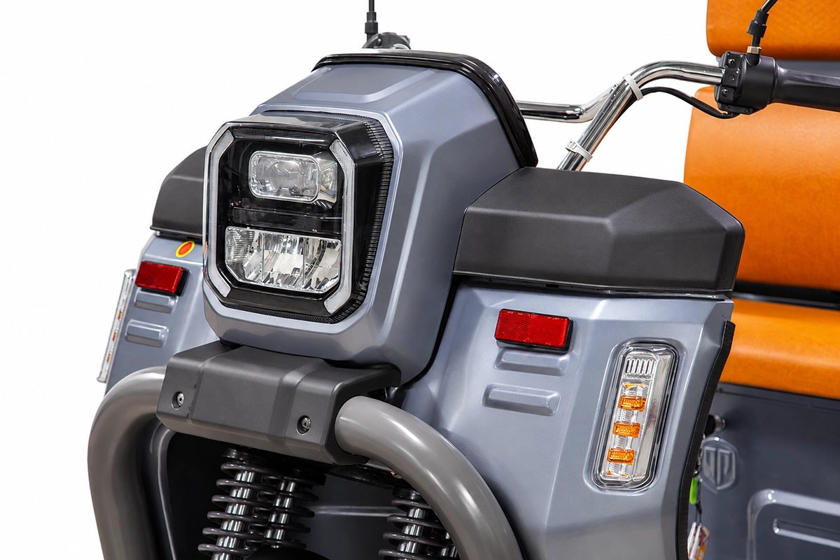 Грузовой электротрицикл Rutrike Импульс 1800 60/72V1500W (Серый-3285), кадр 11