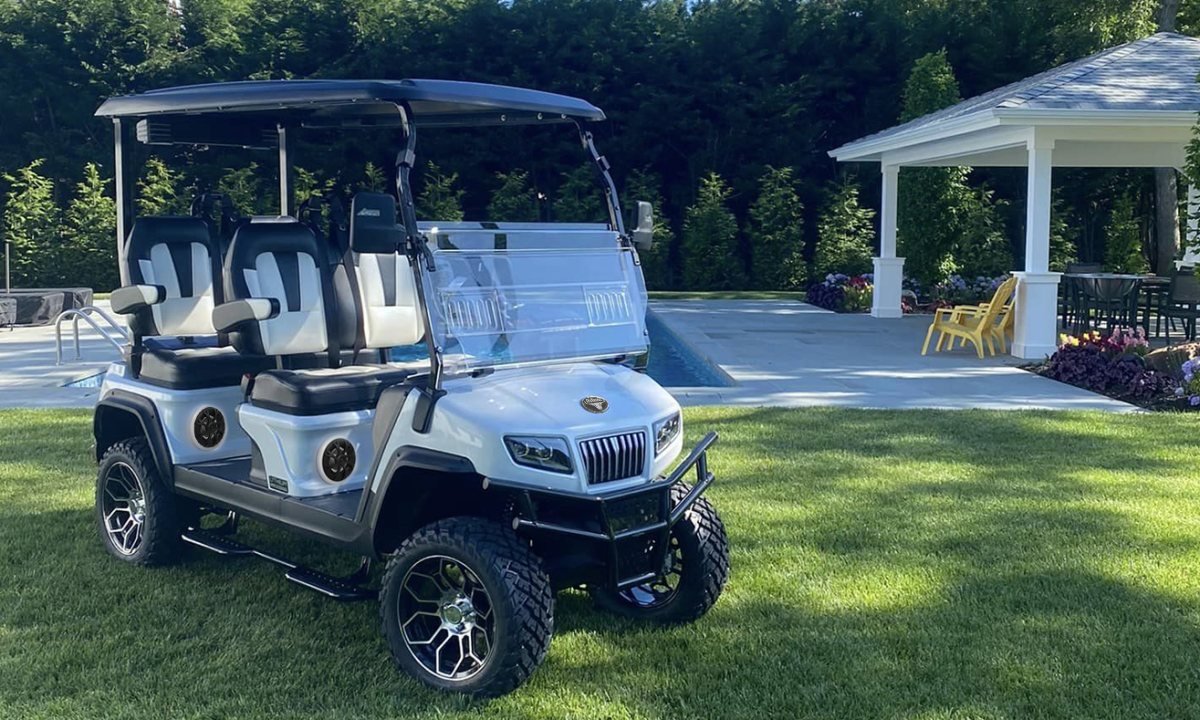 Гольфкар Rutrike Maverick 4 Plus (Белый-3284), кадр 9