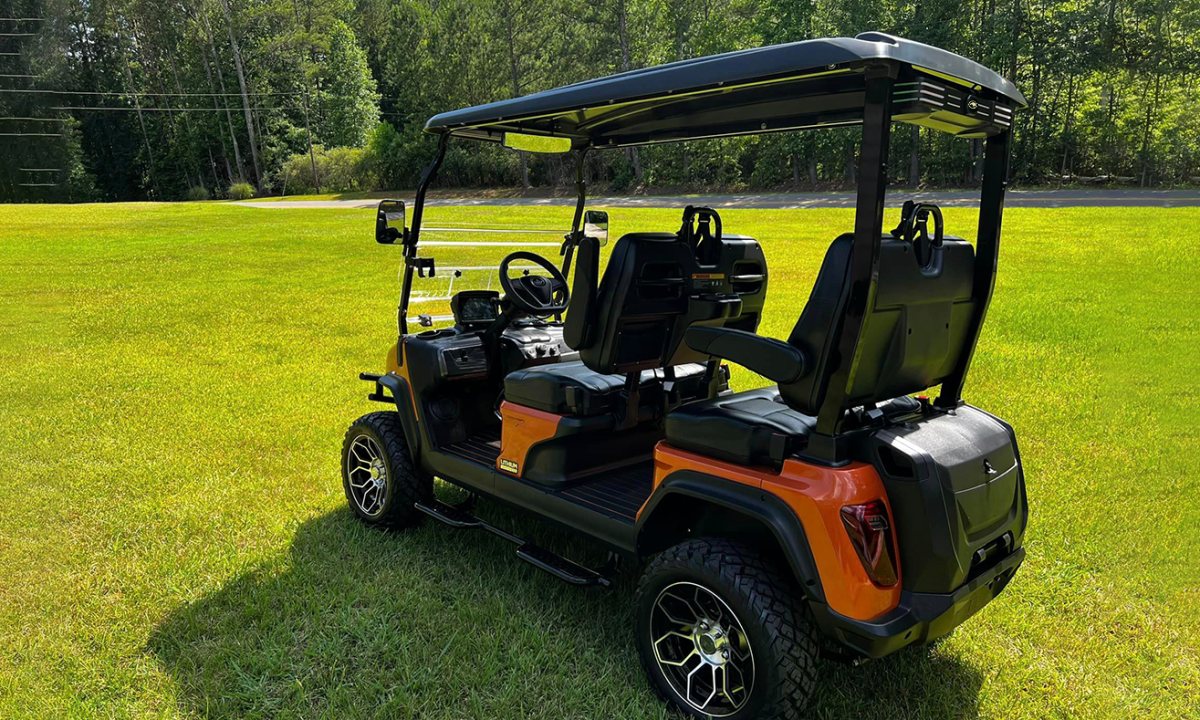 Гольфкар Rutrike Maverick 4 Plus (Белый-3284), кадр 7