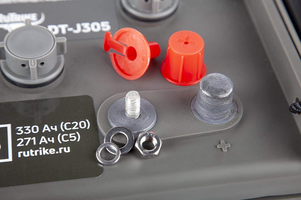 Аккумулятор тяговый WET Rutrike DT-J305 (6V271A/H C5) [J305H-AC], кадр 1