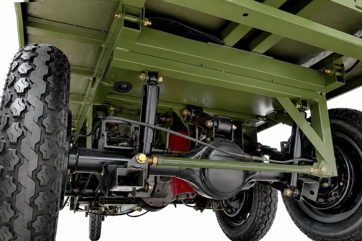 Грузовой электротрицикл Rutrike Каскад 1600 60V1500*2W (Зеленый-3295), кадр 4