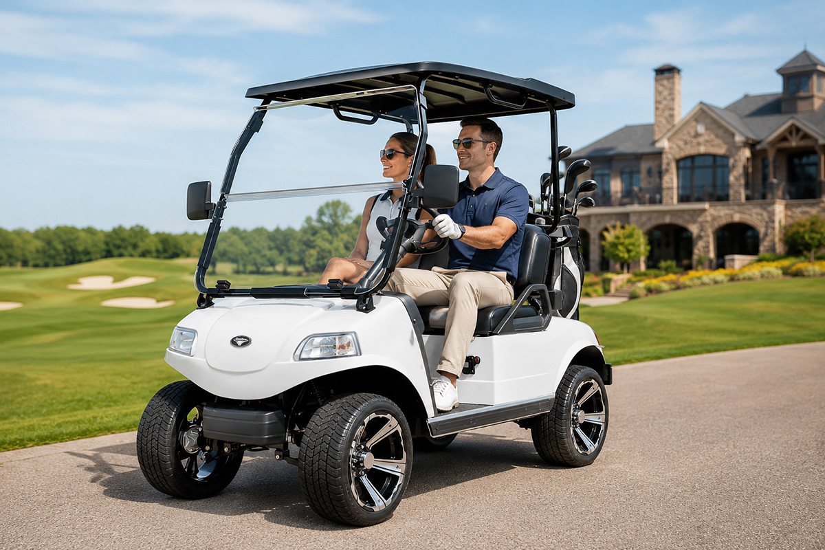 Гольфкар Rutrike Classic 2 (Белый-3278), кадр 7
