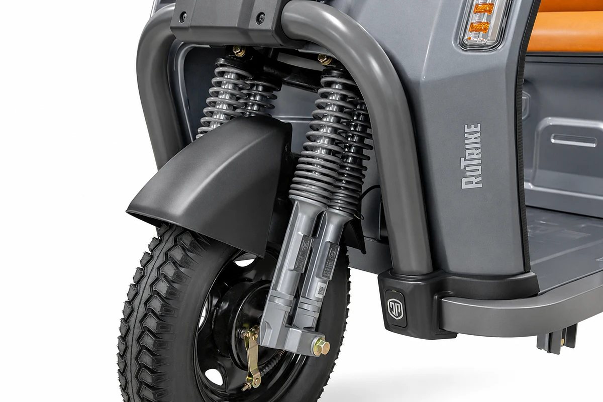 Грузовой электротрицикл Rutrike Импульс 1800 60/72V1500W (Серый-3285), кадр 1