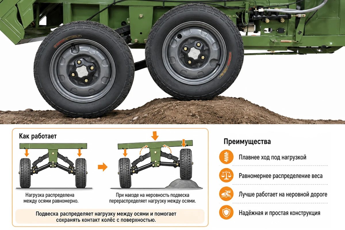 Грузовой электротрицикл Rutrike Каскад 1600 60V1500*2W (Зеленый-3295), кадр 12