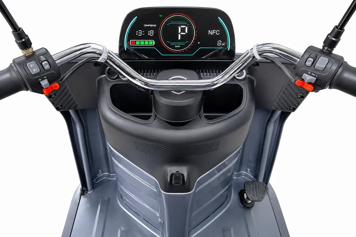 Грузовой электротрицикл Rutrike Импульс 1800 60/72V1500W (Серый-3285), кадр 8