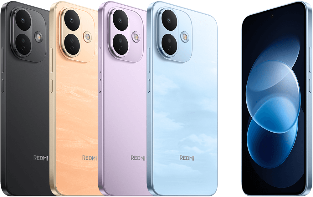 Официальная линейка Redmi Note 17 Pro: четыре цвета корпуса и вид спереди