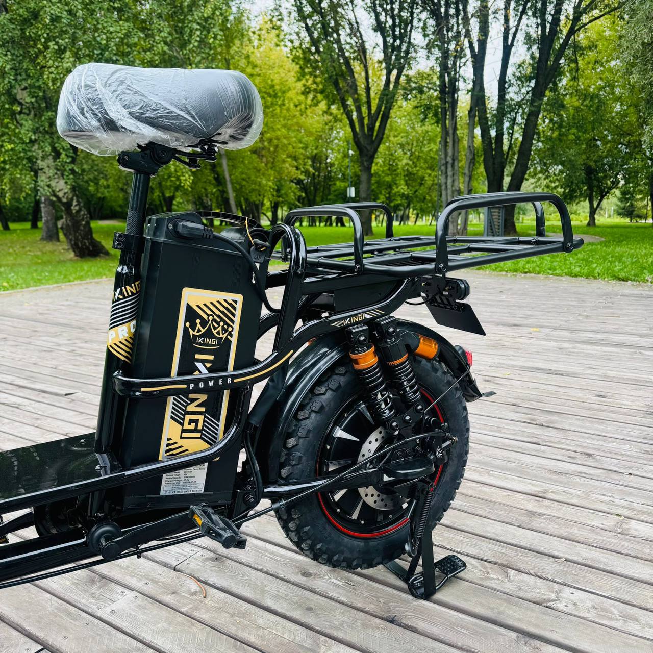 Аккумулятор и задняя подвеска Ikingi Monster 16D MAX 30AH