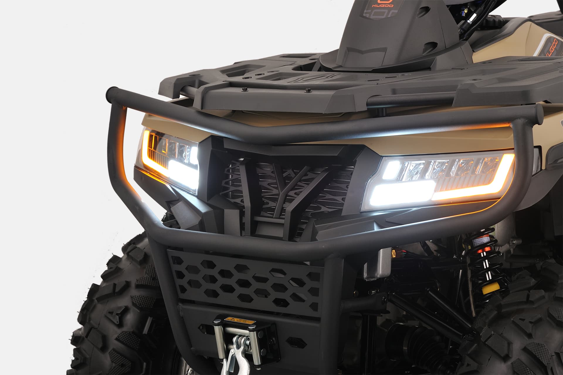 Фары и передняя подвеска квадроцикла KUGOO K5 Max