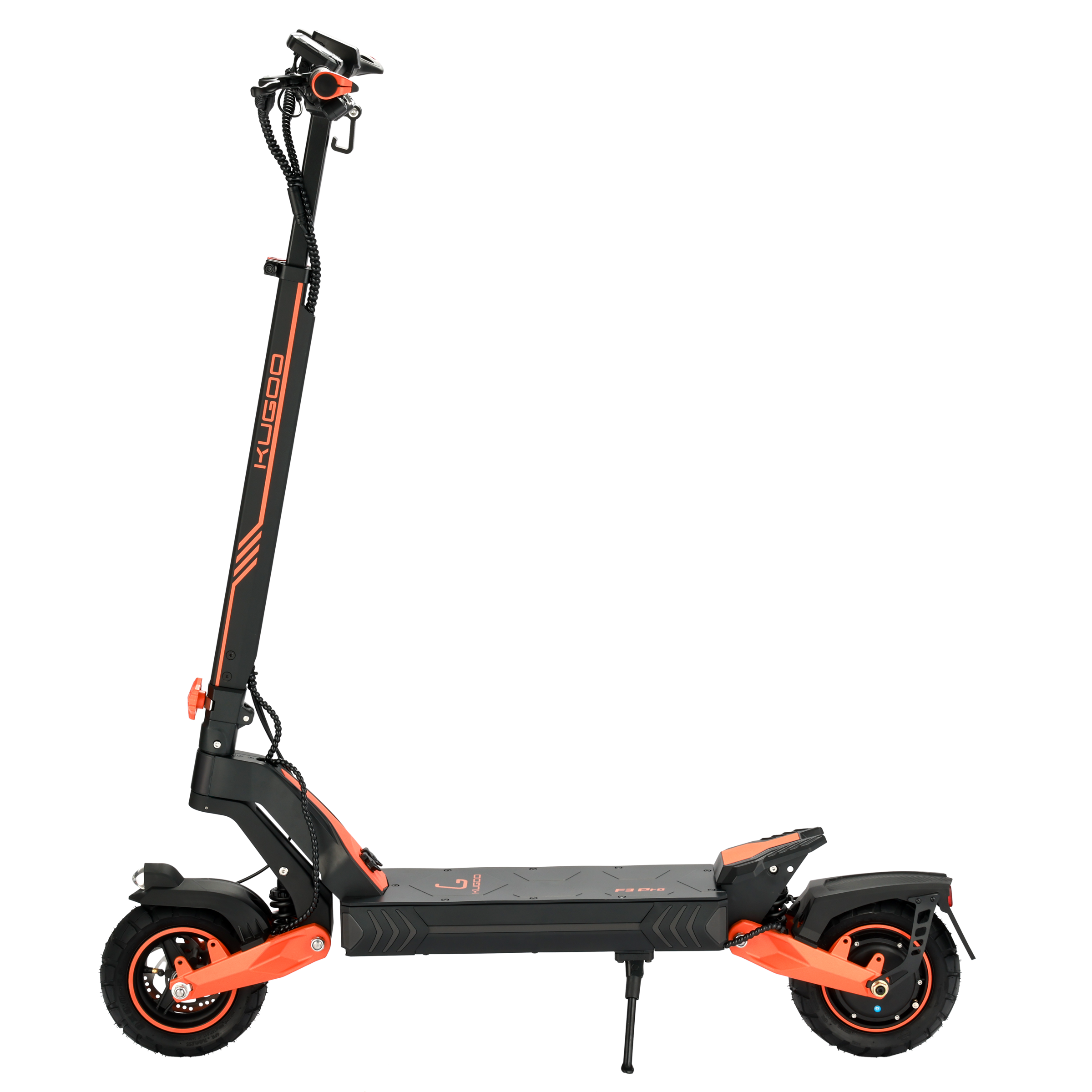 KUGOO F3 Pro, дека и складной механизм