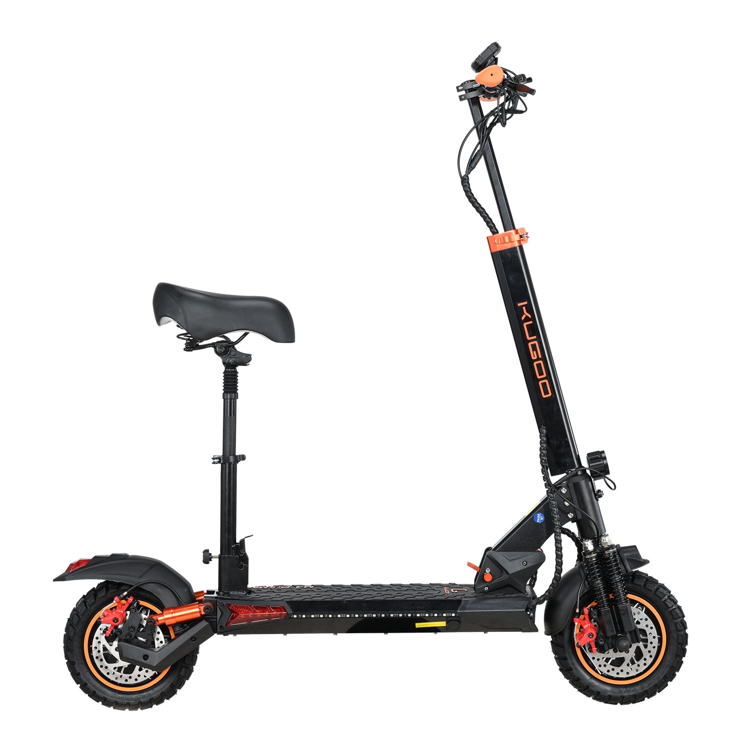 KUGOO M4 Pro Max, подвеска и колесо