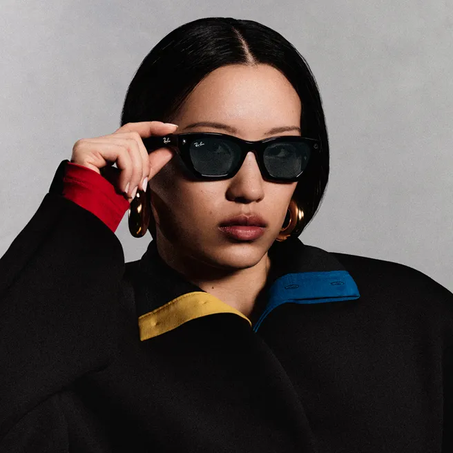 Съёмка кнопкой на дужке Ray-Ban Meta Gen 3