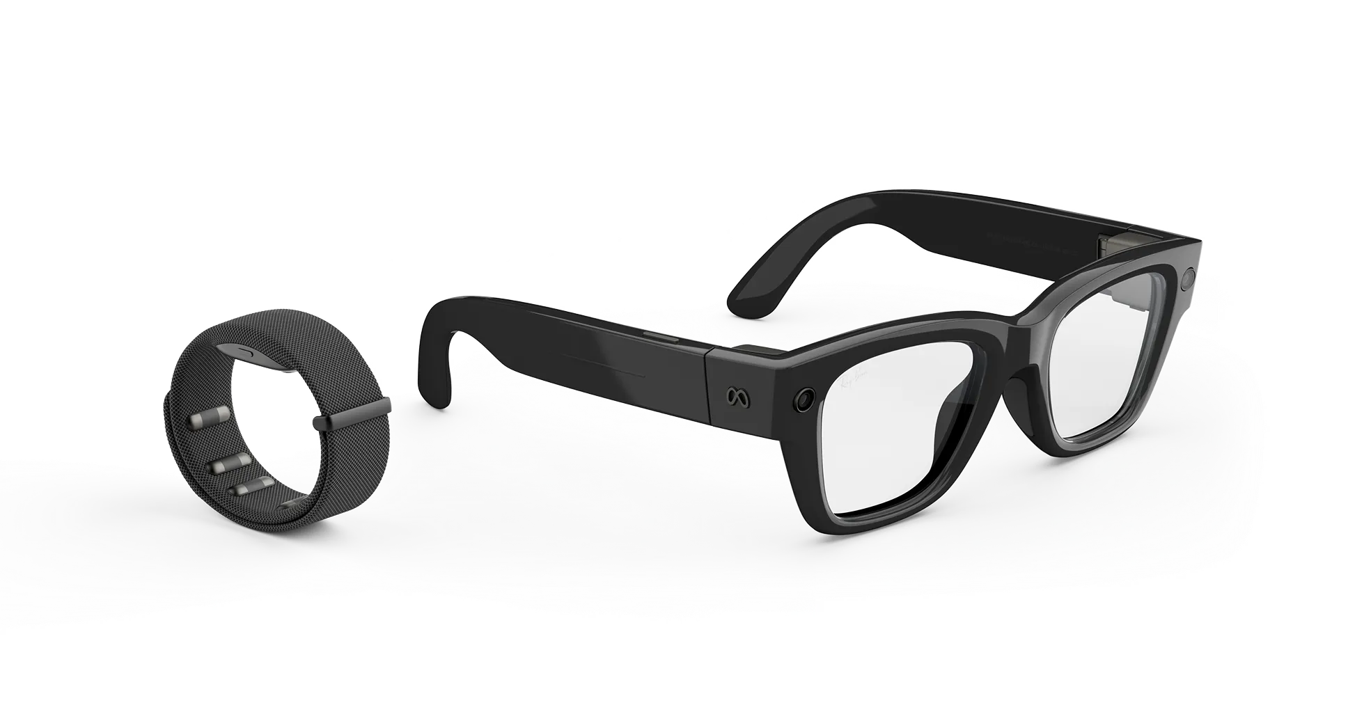Meta Ray-Ban Display Shiny Black и Meta Neural Band
