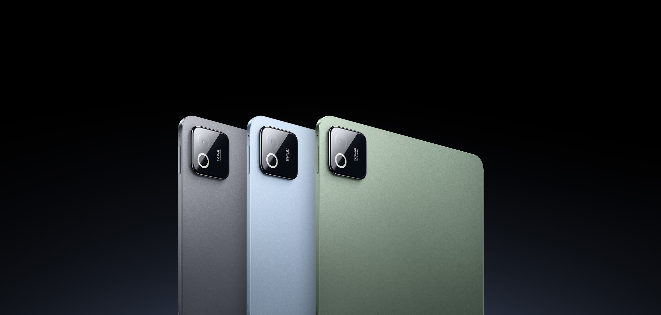 Официальные варианты корпуса Xiaomi Pad 8 Pro: серый, синий и зелёный