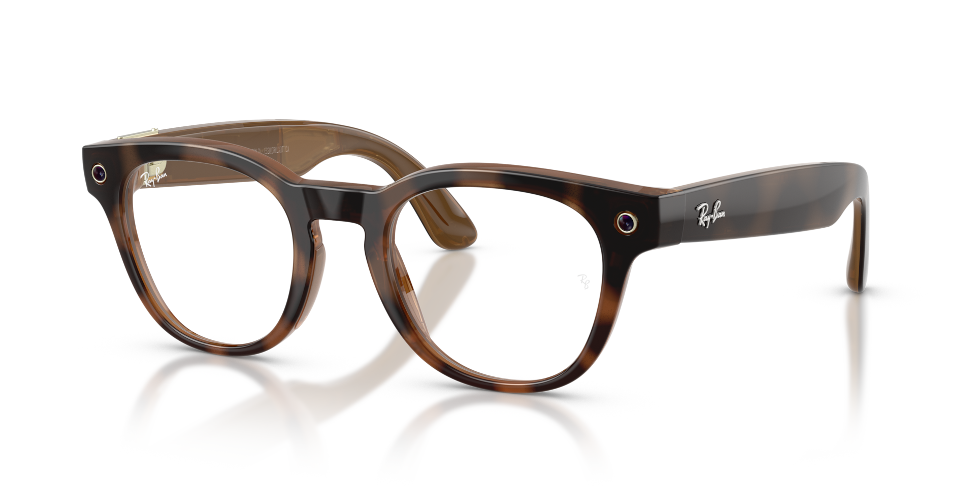 Ray-Ban Meta Scriber Optics Gen 2, округлённая оправа Havana