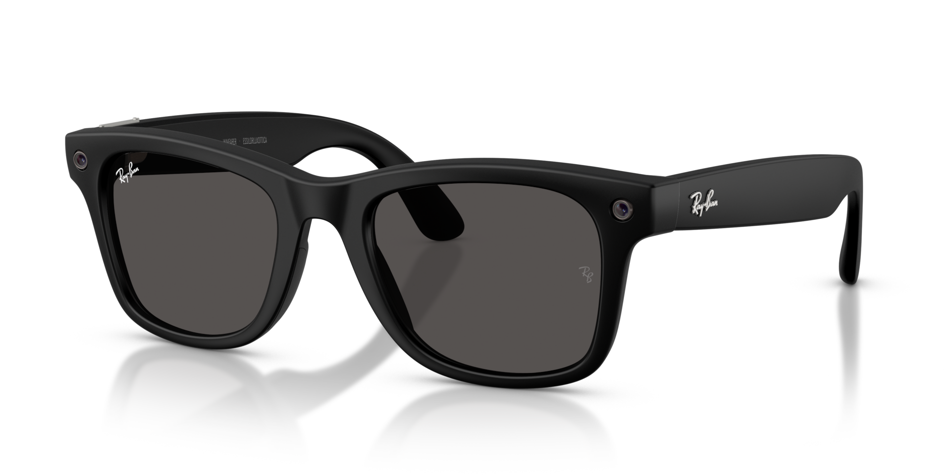 Ray-Ban Meta Wayfarer Gen 3, чёрная угловатая оправа