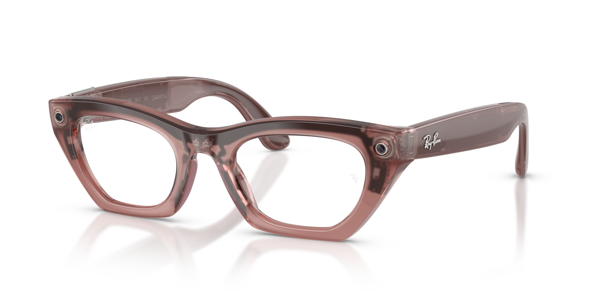 Ray-Ban Meta Zena Gen 3, розовая оправа Milky Pink Blush
