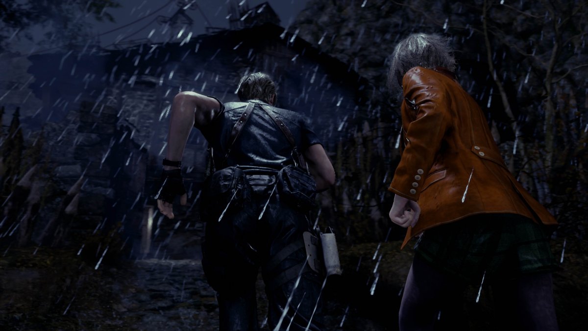 Леон и Эшли в Resident Evil 4 Remake