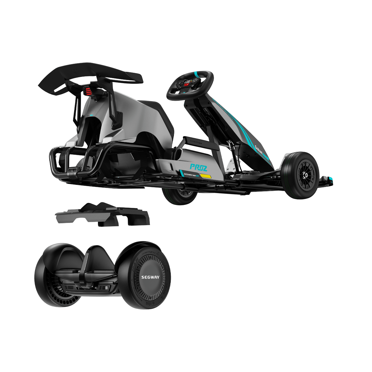 Segway GoKart Pro 2 и съёмный модуль Ninebot S Max