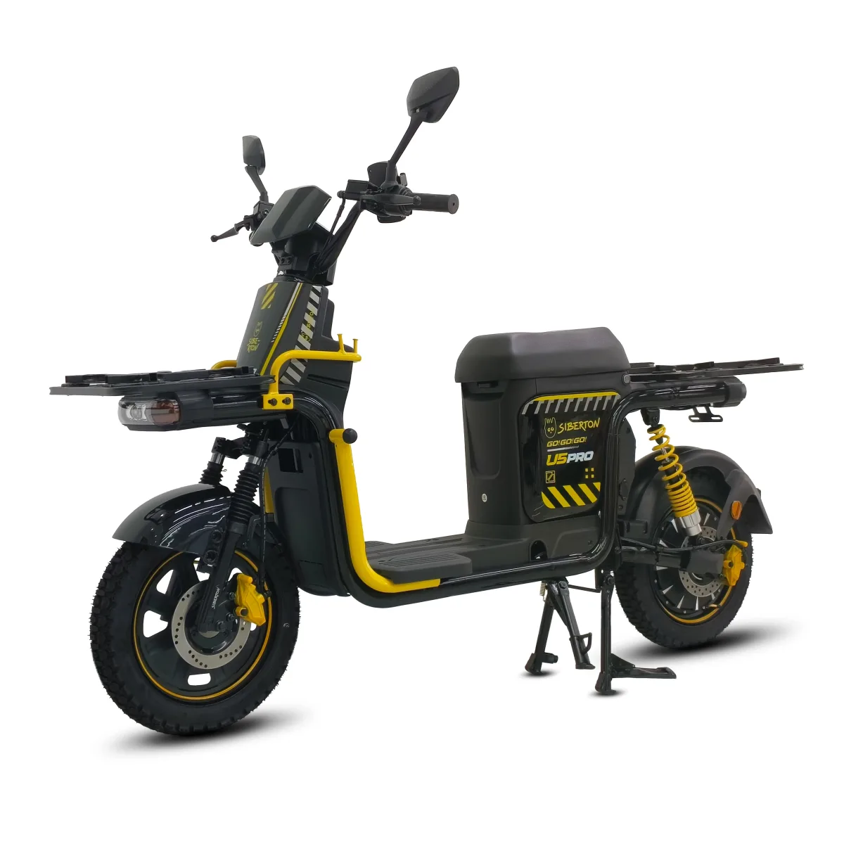 Электроскутер Siberton U5 Pro с передней и задней корзинами